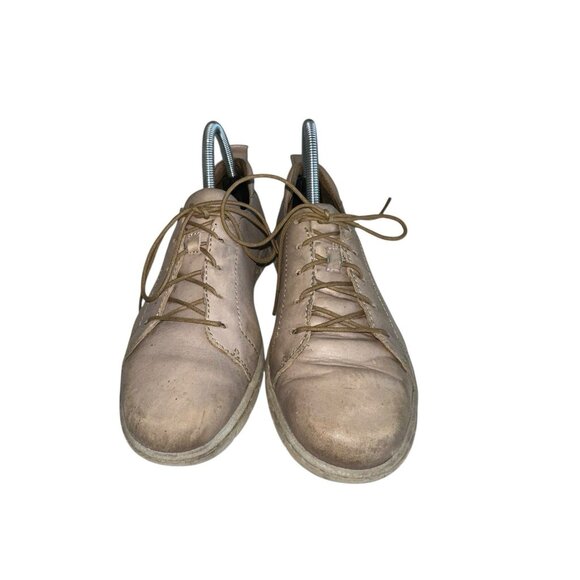 Born Kester Lace Up Oxfords Womens 8 Light Gray Leather Comfort - Picture 2 of 10